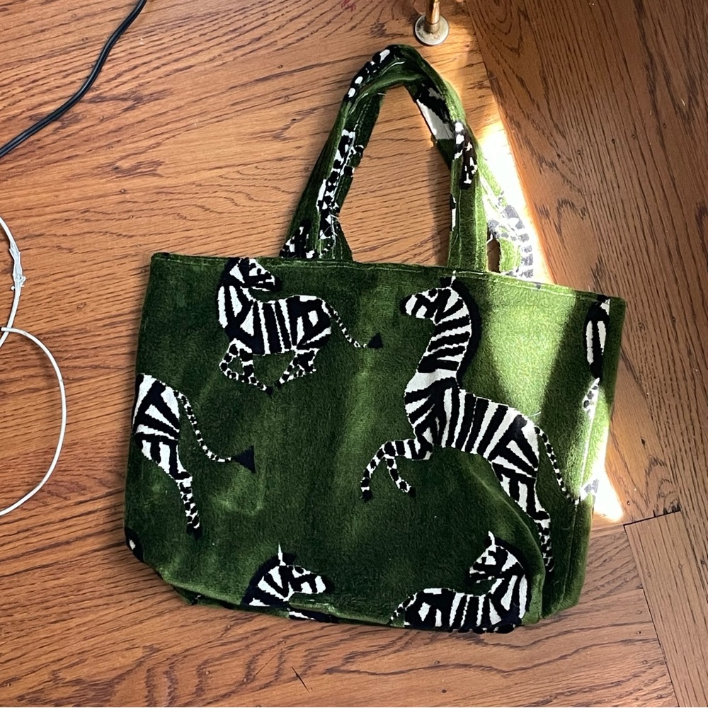 Zebra tote (hand made)